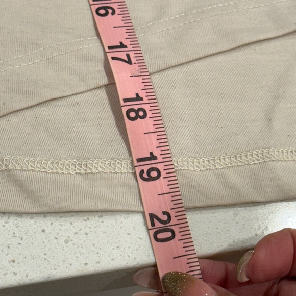 NWT Daybreak "I ❤️ Diet Coke" Americana Crop Tee - Oyster Medium - Picture 10 of 12